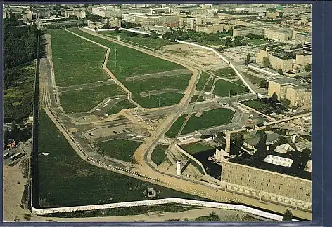 [Ansichtskarte] Blick über den Potsdamer Platz und Leipziger Platz 1990. 