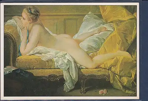 [Ansichtskarte] AK Boucher Francois Ruhendes Mädchen 1950. 