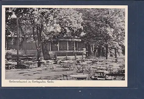 [Ansichtskarte] AK Gartenrestaurant im Zoologischen Garten Berlin 1950. 