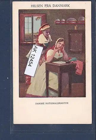 [Ansichtskarte] AK Hilsen Fra Danmark Danske Nationaldragter 1920. 