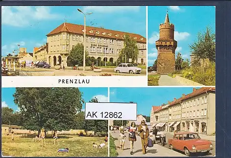 [Ansichtskarte] AK Prenzlau 4.Ansichten 1981. 