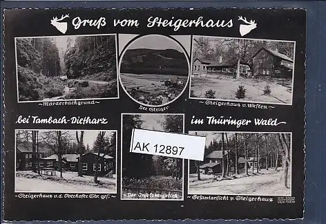 [Ansichtskarte] AK Gruß vom Steigerhaus bei Tambach Dietharz 1962. 