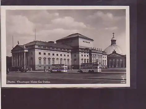 AK Berlin Staatsoper Unter den Linden 1940