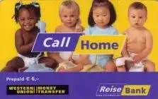 Calling Card, WesternUnion Reisebank, CallHome, Kleinkinder, € 6