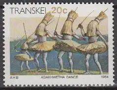 Südafrika - Transkei Mi.Nr. 149y Freim. Kultur der Xhosa, Abakhwetha-Tanz (20)