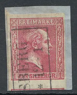 Preußen, Mi.Nr. 10b, König Friedrich-Wilhelm IV., gestempelt, geprüft