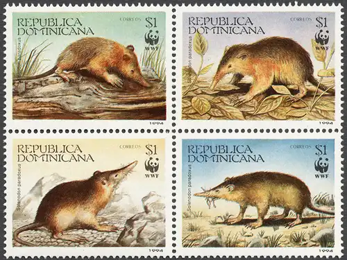Dominikanische Rep. Nur Hauptgebiet 1994 Nr 1698-1701 Postfrisch / ** 10001