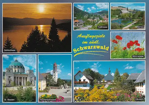 19 - Deutschland - Schwarzwald , Schluchsee , Todtmos , St. Blasien , Bernau - gelaufen