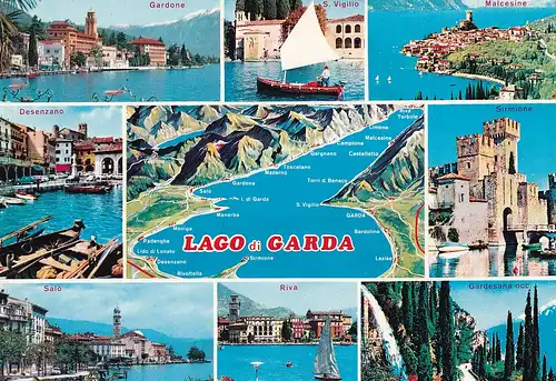 113 - Italien - Lago di Garda , Gardasee , Desenzano , Sirmione , Salo - nicht gelaufen