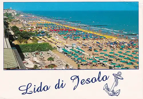 432 - Italien - Jesolo , Strand , Spaggia - gelaufen 1995