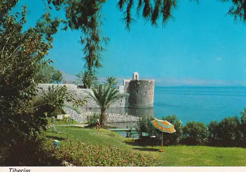 1646 - Israel - Tiberias , The old City Wall - gelaufen