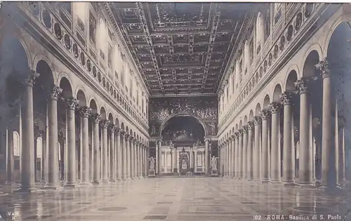 1854 - Italien - Rom , Roma , Basilica di San S. Paolo - nicht gelaufen