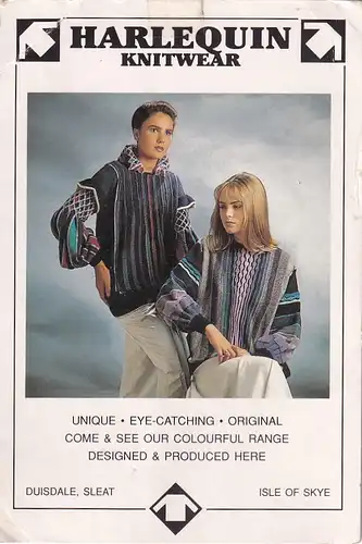 1855 - Schottland - Scotland , Duisdale , Sleat , Isle of Skye , Tudor & Fountain , Harlequin Knitwear - gelaufen 1992