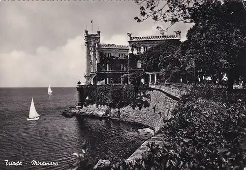 2187 - Italien - Trieste , Triest , Miramare - nicht gelaufen