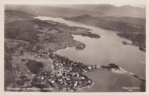 3229 - Österreich - Kärnten , Pörtschach am Wörthersee , Panorama - nicht gelaufen