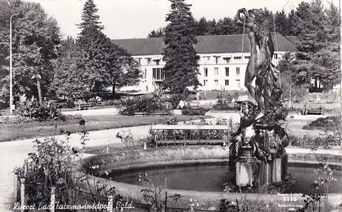 3324 - Österreich - Burgenland , Bad Tatztmannsdorf , Kurort , Springbrunnen - gelaufen 1962