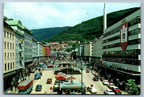 4024 - Bergen , Torvalmenningen - gelaufen 1977