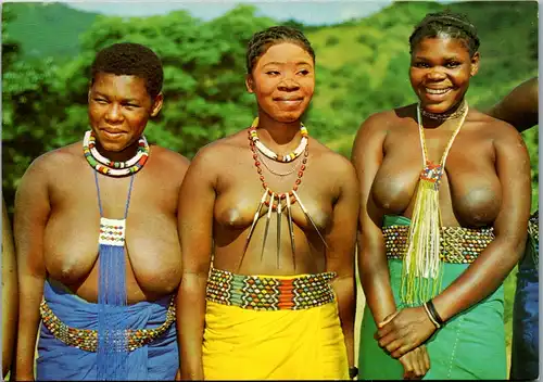 6767 - Südafrika - South Africa , Natal , Kwazulu , Zulu Belles , Eingeborene , Ureinwohner - nicht gelaufen