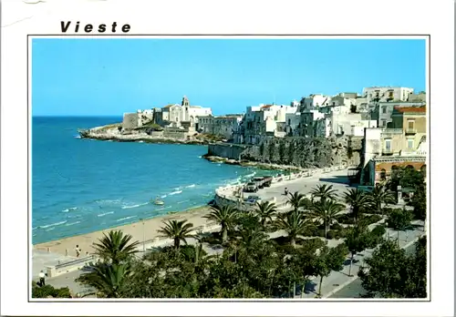 7679 - Italien - Vieste , Promontorio del Gargano , Panorama - gelaufen 1998