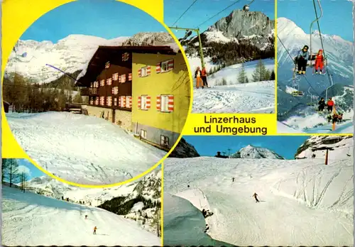 7927 - Oberösterreich - Spital am Phyrn , Linzerhaus , Wurzeralm , Warscheneckgebiet , Mehrbildkarte - gelaufen 1980