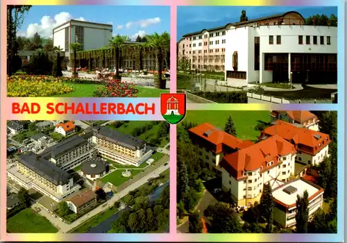 7976 - Oberösterreich - Bad Schallerbach , Kurhaus , Linzerheim , Rehab , Mehrbildkarte - gelaufen