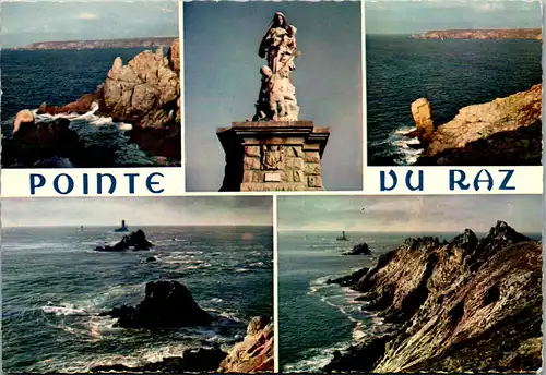 8215 - Frankreich - Pointe du Raz , Bretagne , Mehrbildkarte - nicht gelaufen