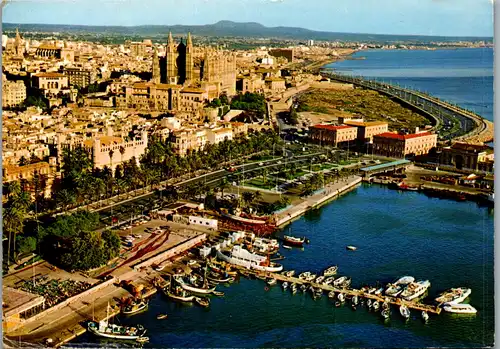 8393 - Spanien - Palma de Mallorca , Hafen - gelaufen