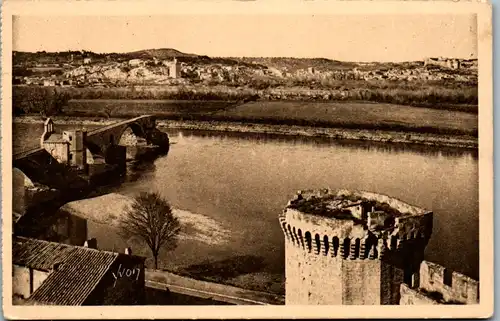 8777 - Frankreich - Avignon , Vue panoramique sur Villeneuve les Avignon - nicht gelaufen