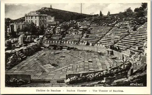 9236 - Griechenland - Athen , Athenes , Theatre de Bacchus , Theater - nicht gelaufen 1941