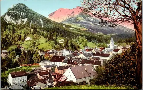9355 - Steiermark - Bad Aussee mit Trisselwand , Feldpost , steirisches Salzkammergut - gelaufen 1916