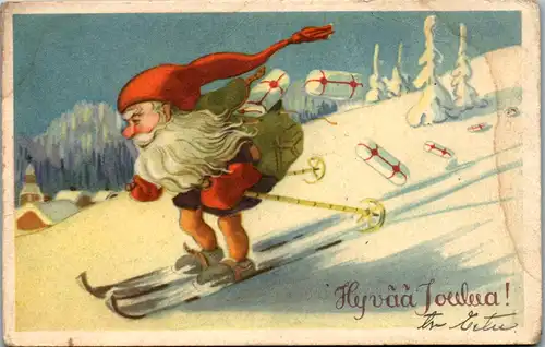 9416 -  - Hyvaa Joulua , Frohe Weihnachten - gelaufen 1942