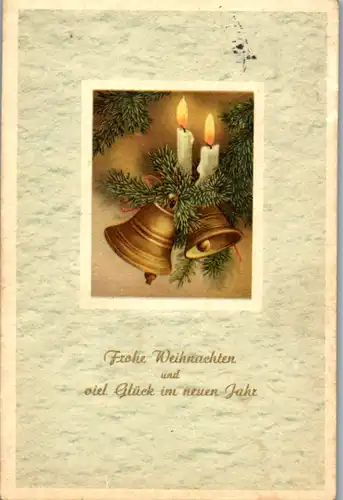 9620 -  - Frohe Weihnachten und viel Glück im neuen Jahr - gelaufen 1955