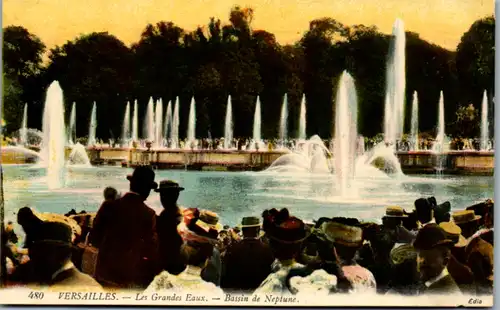 10616 - Frankreich - Versailles , Le Grandes Eaux , Bassin de Neptune - nicht gelaufen