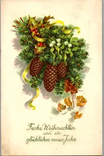 10771 -  - Frohe Weihnachten und ein glückliches neues Jahr - gelaufen 1953