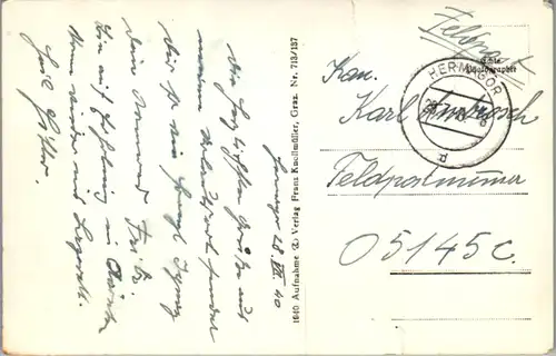 10248 - Kärnten - Hermagor mit Dobratsch , Feldpost - gelaufen 1940