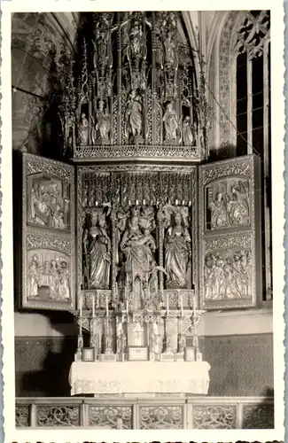 11370 - Oberösterreich - Hallstatt , Inneres Kirche - nicht gelaufen 1951