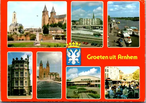 11594 - Niederlande - Arnheim , Mehrbildkarte - gelaufen 1990