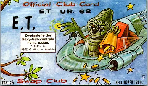 12260 - QSL - CB , Österreich , Gmünd , Sexy Girl Zentrale , E. T