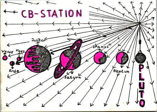 12282 - QSL - CB , Österreich , Eppenstein , Pluto