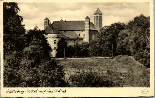 13011 - Ostpreussen , Heilsberg , Blick auf das Schloß - nicht gelaufen