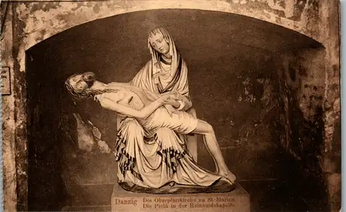 13135 - Polen - Danzig , Oberpfarrkirche zu St. Marien , Die Pieta in der Reinholdskapelle , Marienkirche - nicht gelaufen