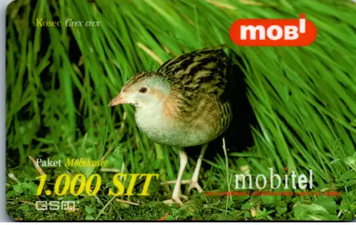 15128 - Slowenien - Mobitel , Mobi , Kosec , Crex