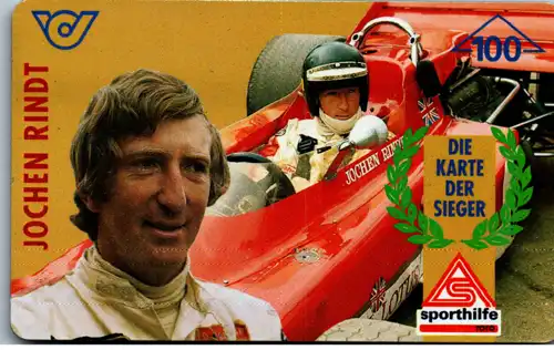15637 - Österreich - Jochen Rindt , Sporthilfe