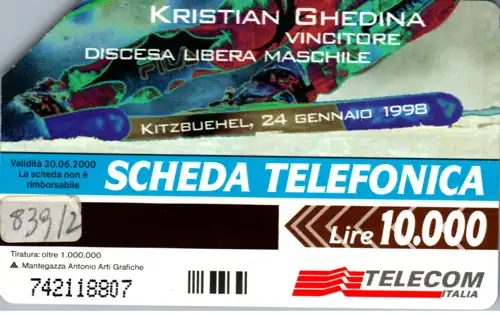 15834 - Italien - Kristian Ghedina , Ski