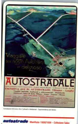 16243 - Italien - Autostradale , Autostrade , VinCard