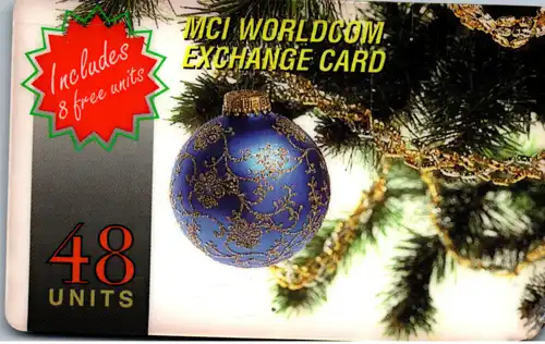 16246 - Italien - MCI Worldcom Exchange Card , Weihnacht Motiv