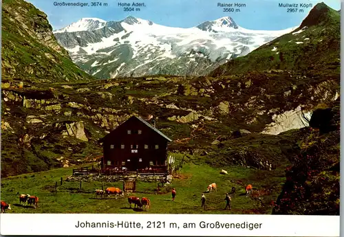 21557 - Tirol - Prägarten , Johannis Hütte am Großvenediger , Hohe Anderl , Rainer Horn , Mullwitz Köpfl - nicht gelaufen