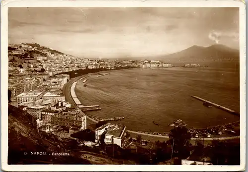 22204 - Italien - Napoli , Panorama - gelaufen 1937