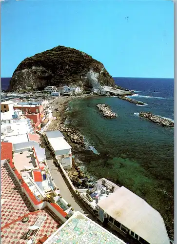 22218 - Italien - Isola d' Ischia , Sant' Angelo , Panorama - gelaufen