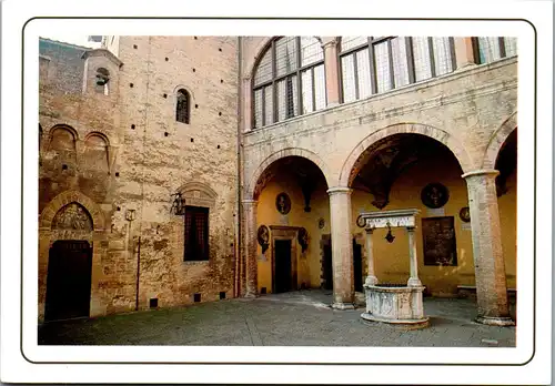 22230 - Italien - Siena , Palazzo Chigi Saracini , Sede dell' Accademia Chigiana - nicht gelaufen